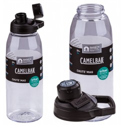 Butelka na wodę Camelbak Chute Mag 1500 Clear Przezroczysty Bidon sportowy z tritanu BPA Free