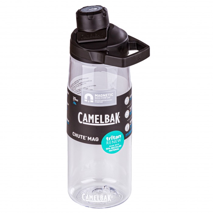 Butelka na wodę 750ml Camelbak Chute Mag 750 Clear Przezroczysty Bidon sportowy z tritanu BPA Free