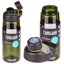 Butelka na wodę 750ml Camelbak Chute Mag 750 Olive Zielony Bidon sportowy z tritanu BPA Free