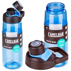 Butelka na wodę 750ml Camelbak Chute Mag 750 True Blue Niebieski Bidon sportowy z tritanu BPA Free