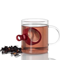 Magnetyczny zaparzacz do herbaty MagTea czerwony