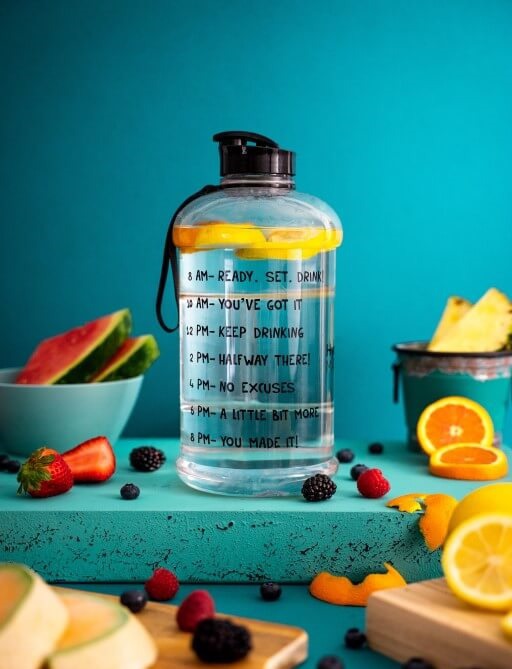 Butelka na wodę z tworzywa – miej ją zawsze przy sobie, by zadbać o właściwe nawodnienie organizmu